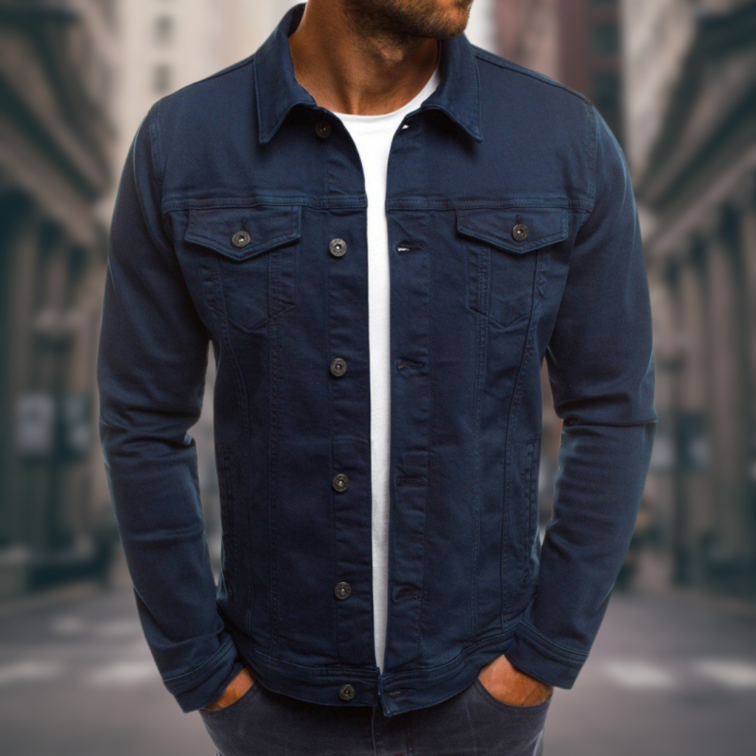 ANTON™ | Tidlös Jeansjacka för Varje Dag
