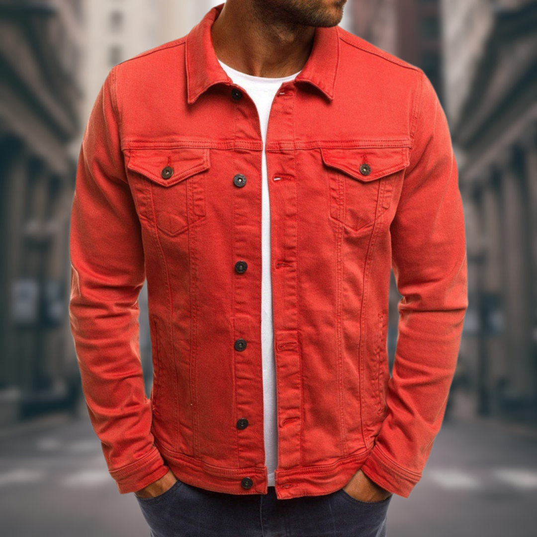ANTON™ | Tidlös Jeansjacka för Varje Dag