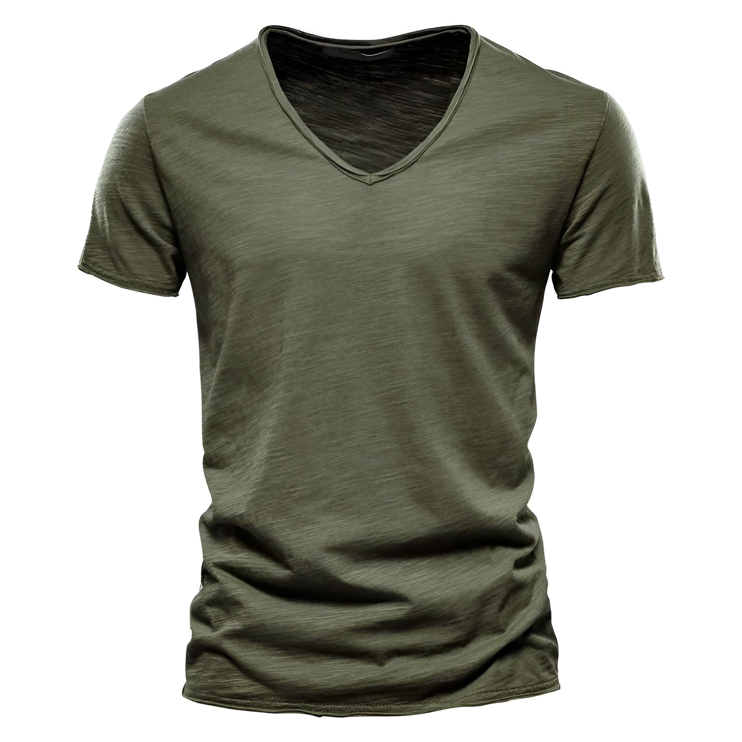 BENJAMIN™ | Djup V-ringad T-shirt