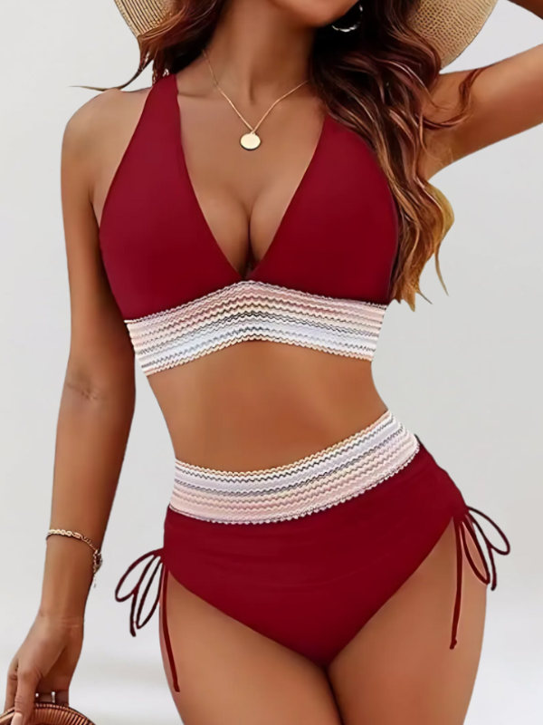 Valvita-Stockholm™ | Bikini-set med magkontroll och hög midja