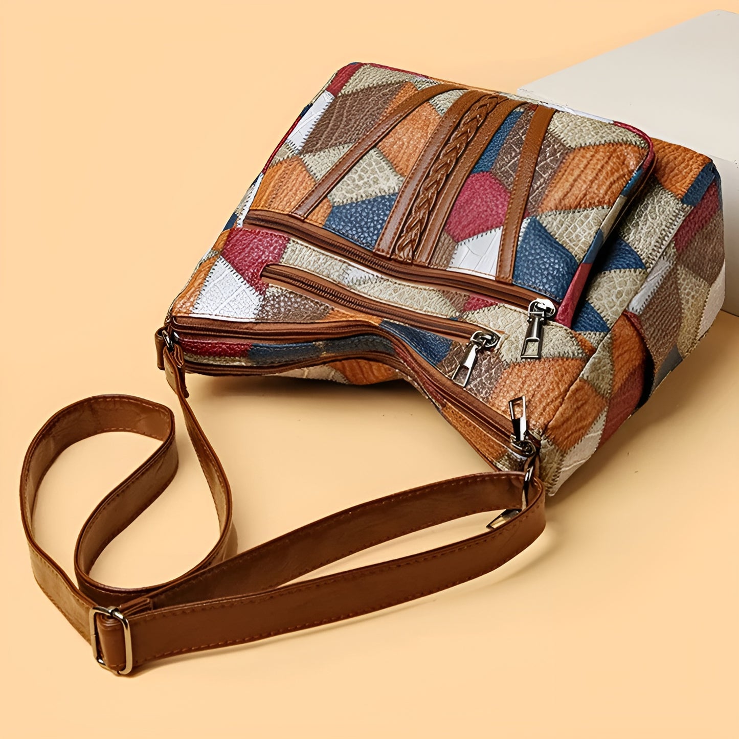 IRIS™ | Elegant Läder-Crossbodyväska för Stilfulla Dagar