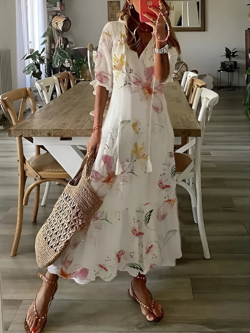 ISABELLA™ | Elegant Bohemisk Sommarklänning