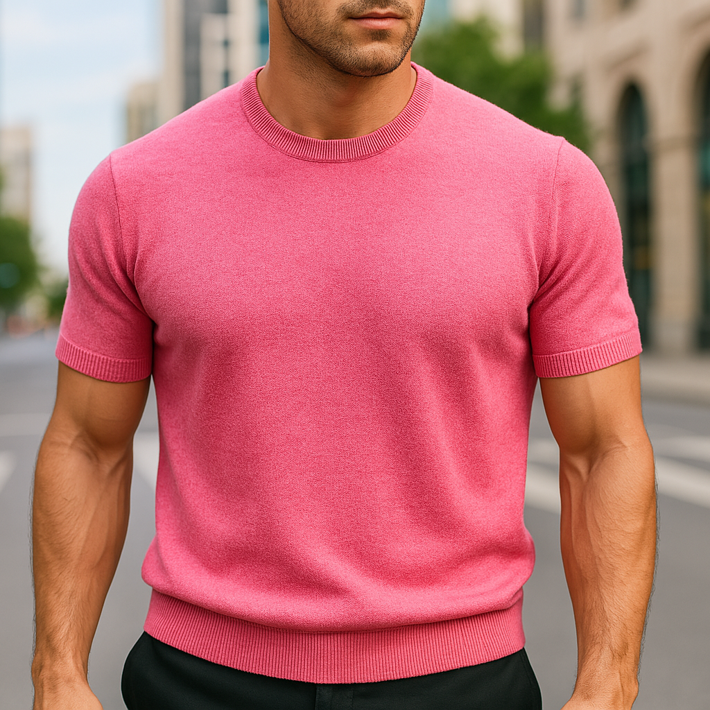 MARCUS™ | Stilren T-shirt för Män i Sommarstil