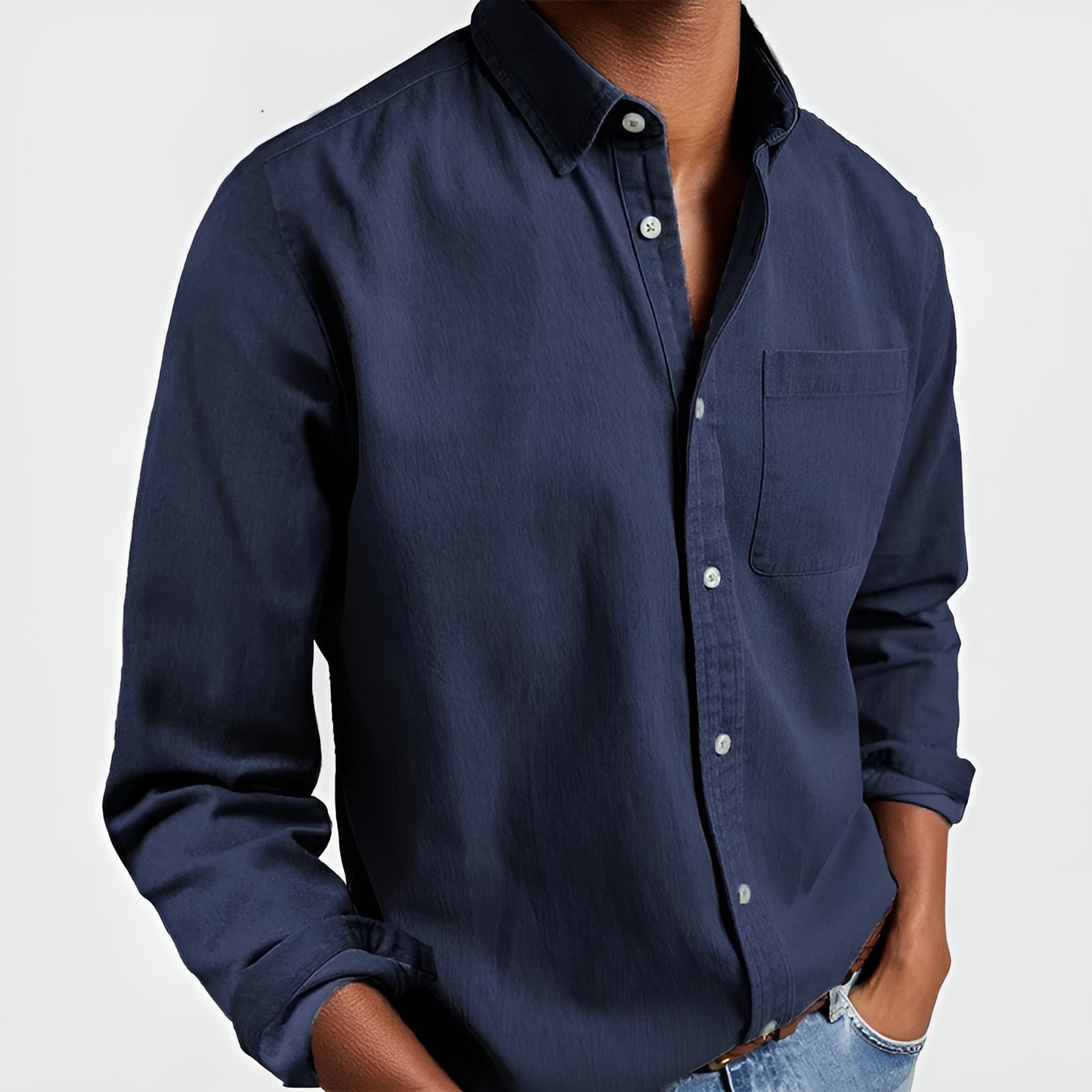 Tobias™ | Klassisk Button-Down Skjorta för Män