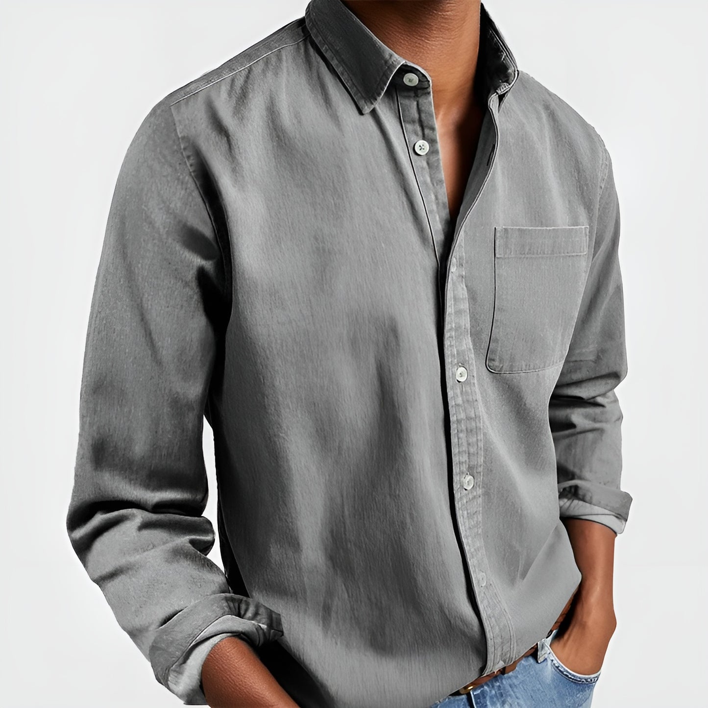 Tobias™ | Klassisk Button-Down Skjorta för Män