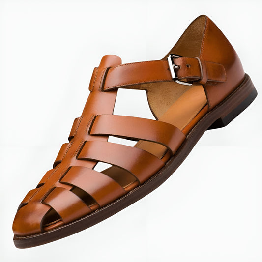 CASPER™ | Premium Herrsandaler med Gladiatorstil