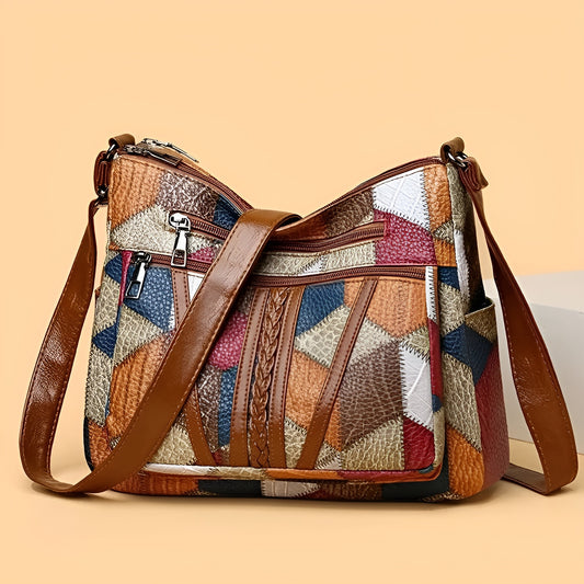 IRIS™ | Elegant Läder-Crossbodyväska för Stilfulla Dagar