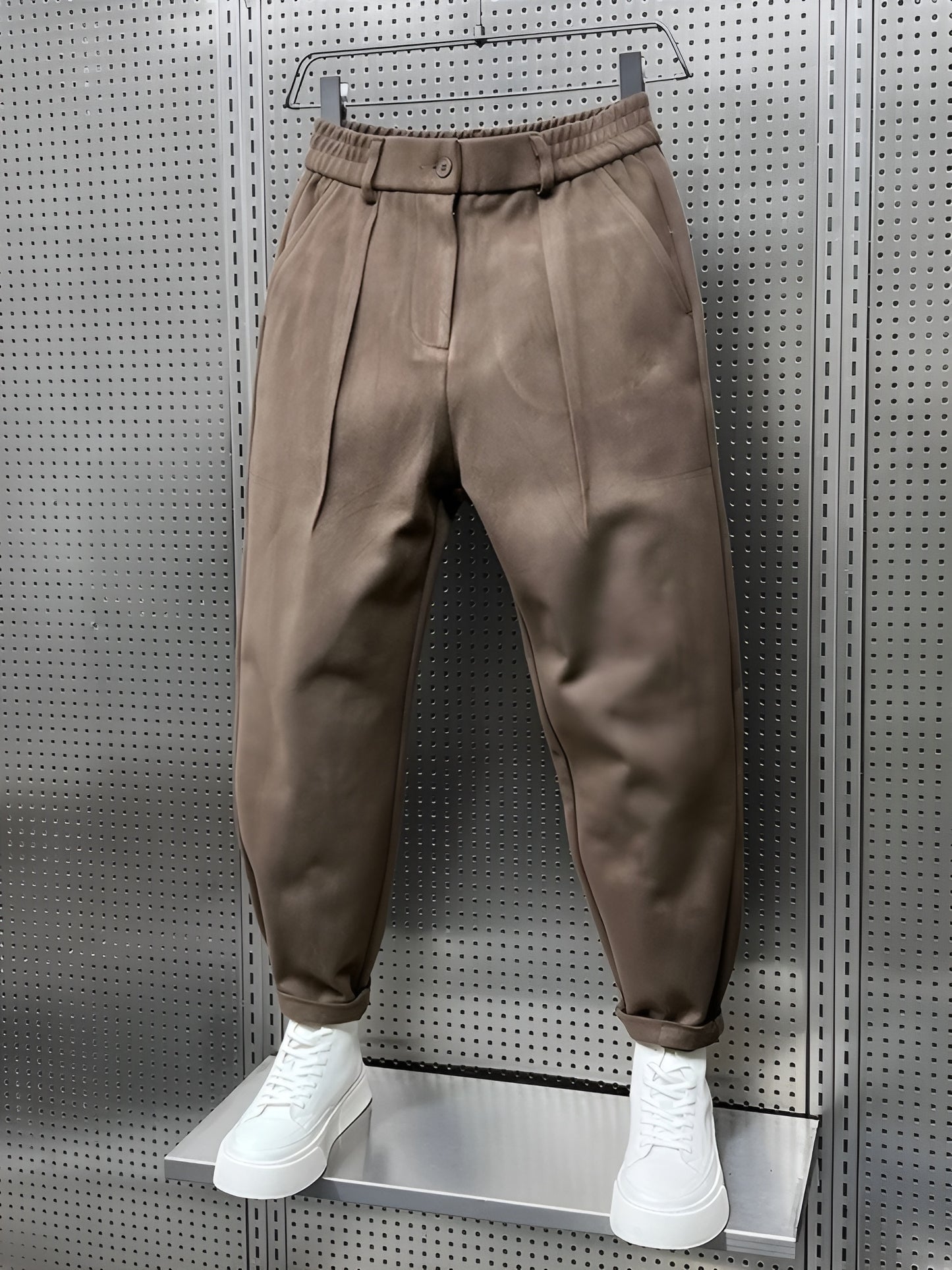 JAMES™ | Elegant melerad herrbyxa