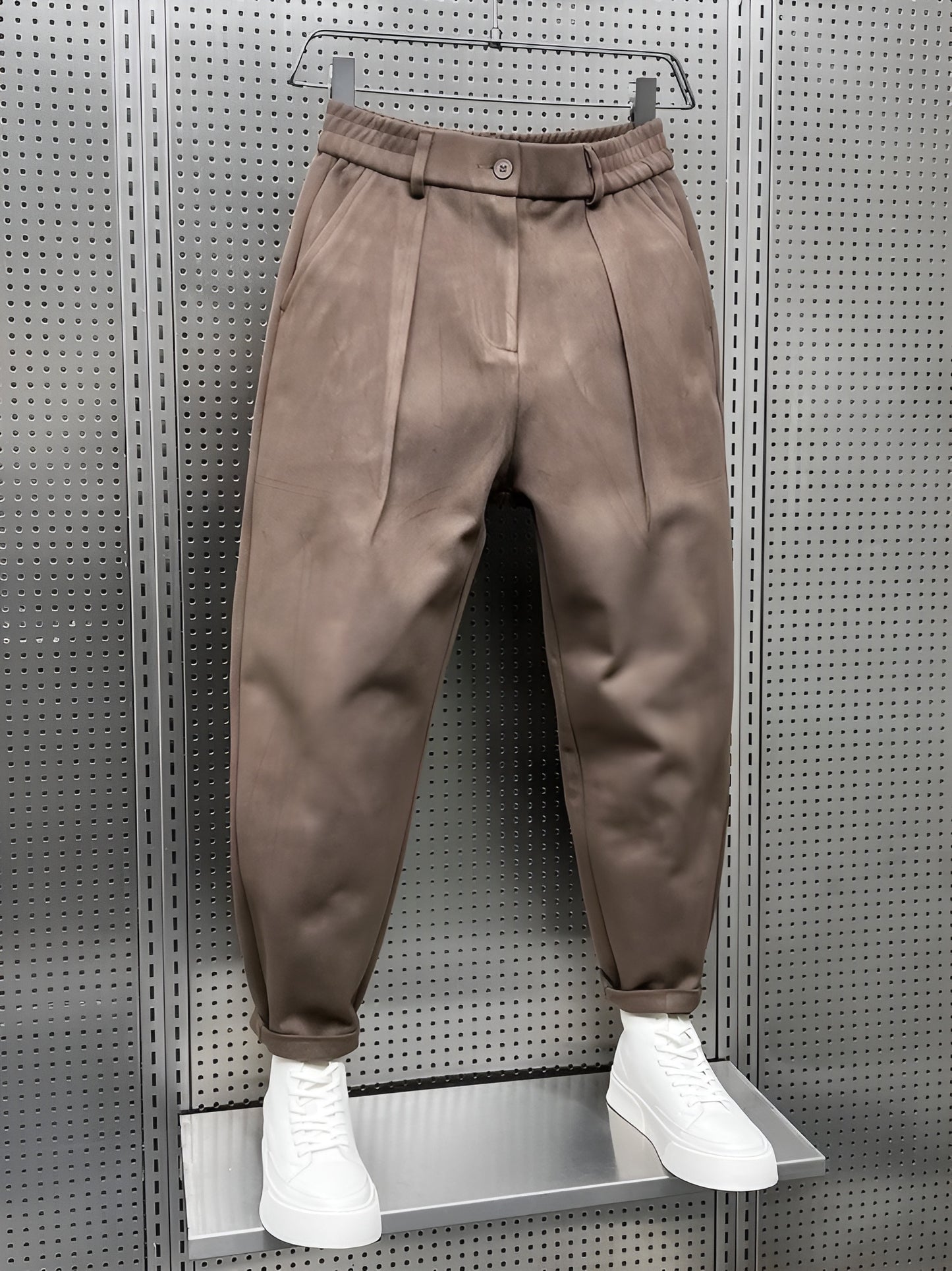 JAMES™ | Elegant melerad herrbyxa