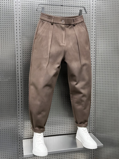 JAMES™ | Elegant melerad herrbyxa