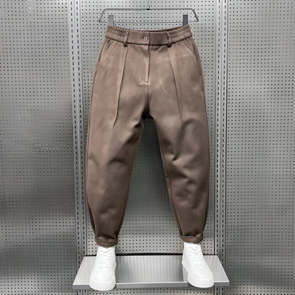 JAMES™ | Elegant melerad herrbyxa