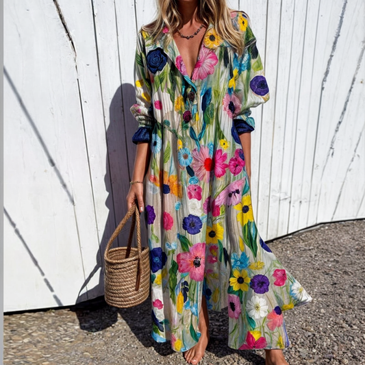 LINEA™ | Somrig Boho-klänning för Vår & Sommar