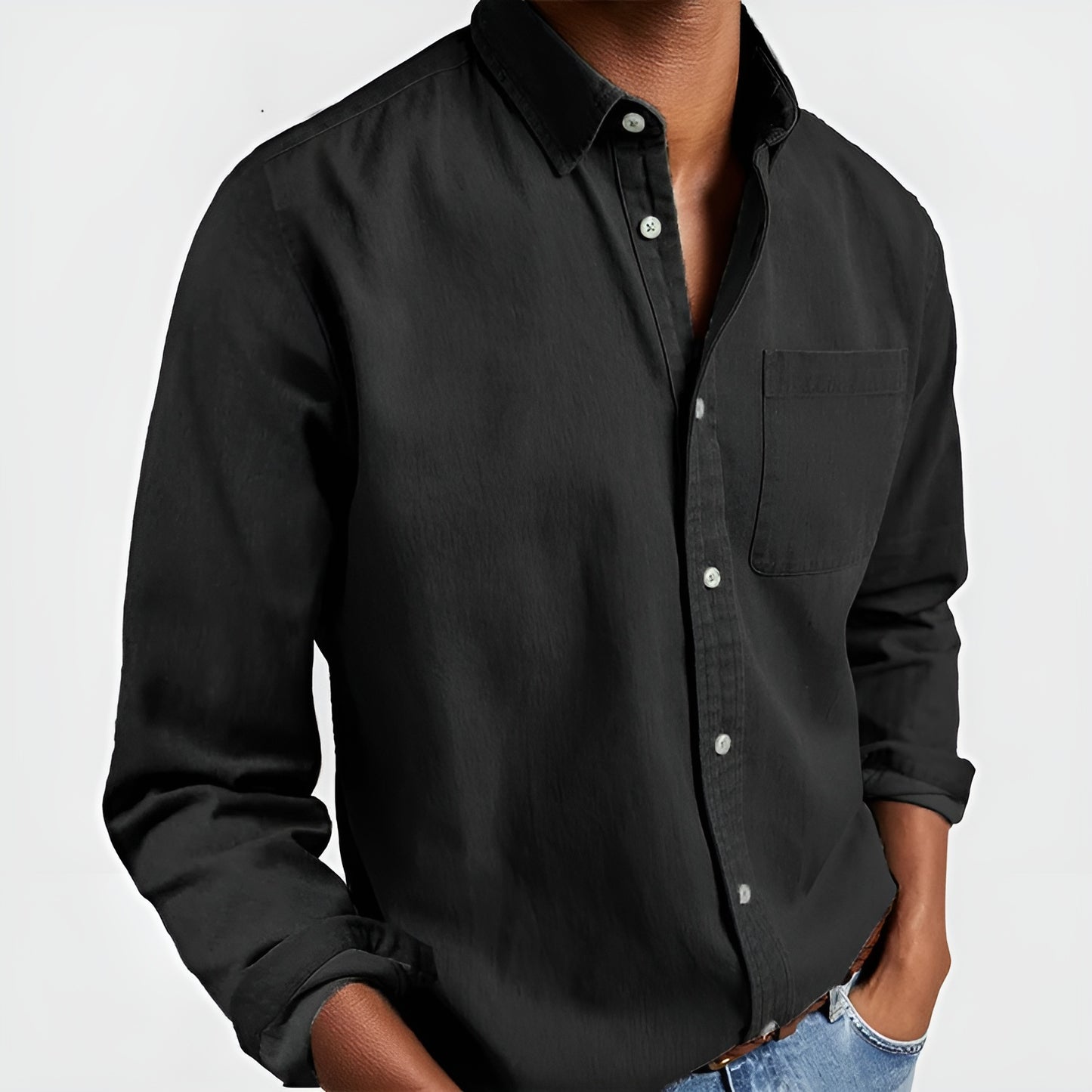 Tobias™ | Klassisk Button-Down Skjorta för Män
